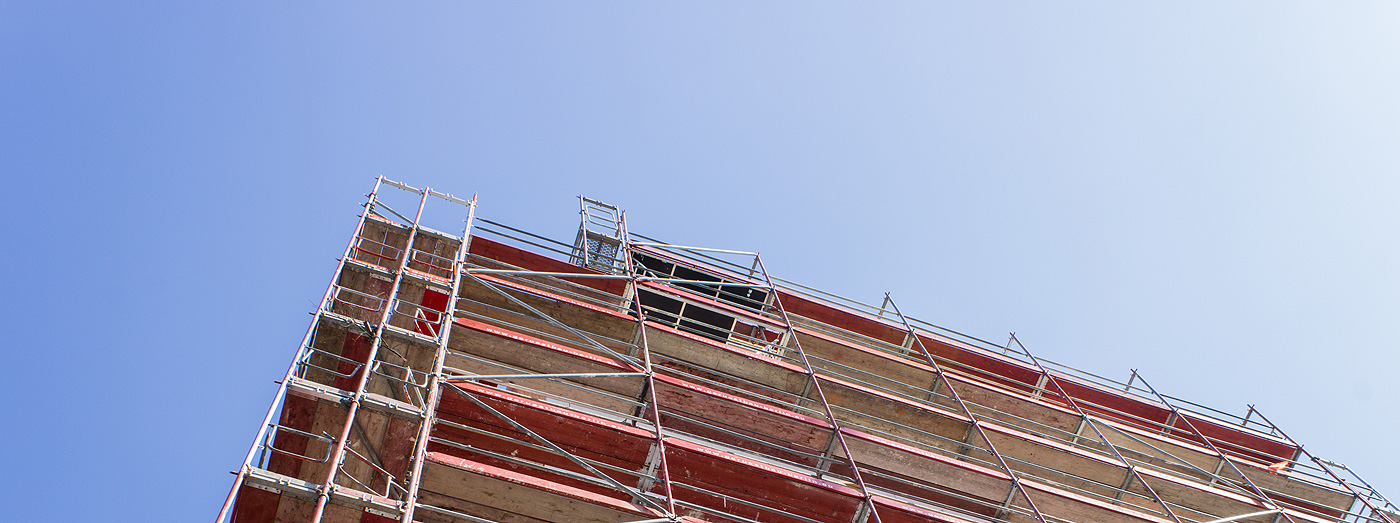 Gerüstbau-Projekt von Schmidt Gerüstbau in der Boyenstraße Berlin