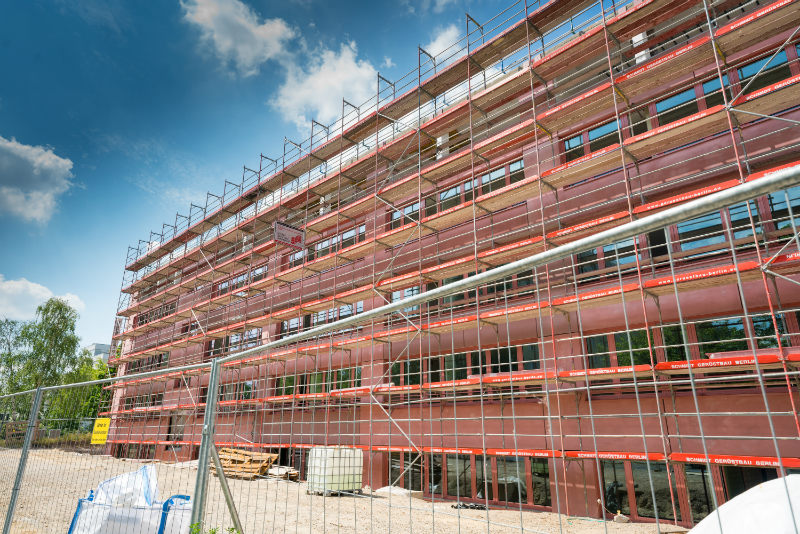 Fassadengerüst Paul-Junius-Straße 25 Berlin-Lichtenberg