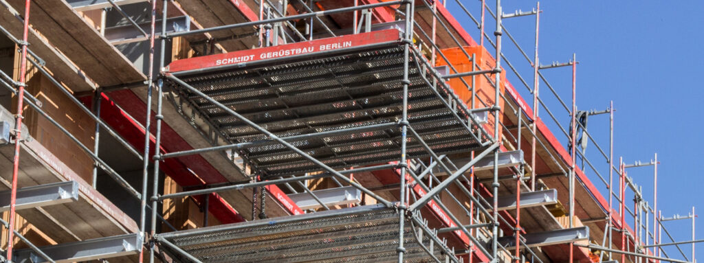 Baustelle von Schmidt Gerüstbau Berlin